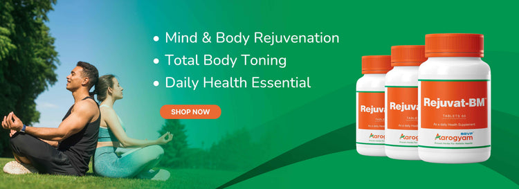Rejuvat BM Ayurvedic tablets for mind and body rejuvenation daily health supplement