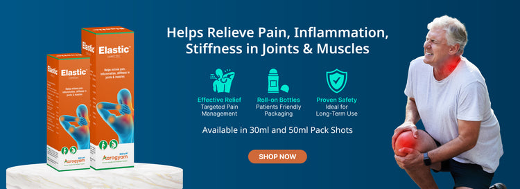 Elastic Liniment Ayurvedic oil for muscle pain joint pain and body ache relief