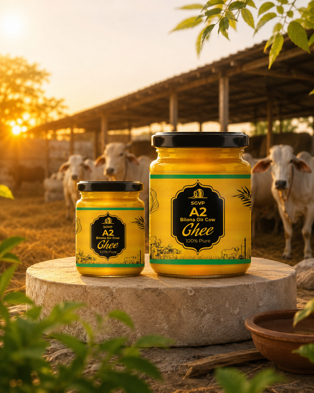 SGVP A2 Bilona Gir Cow Ghee 100% pure