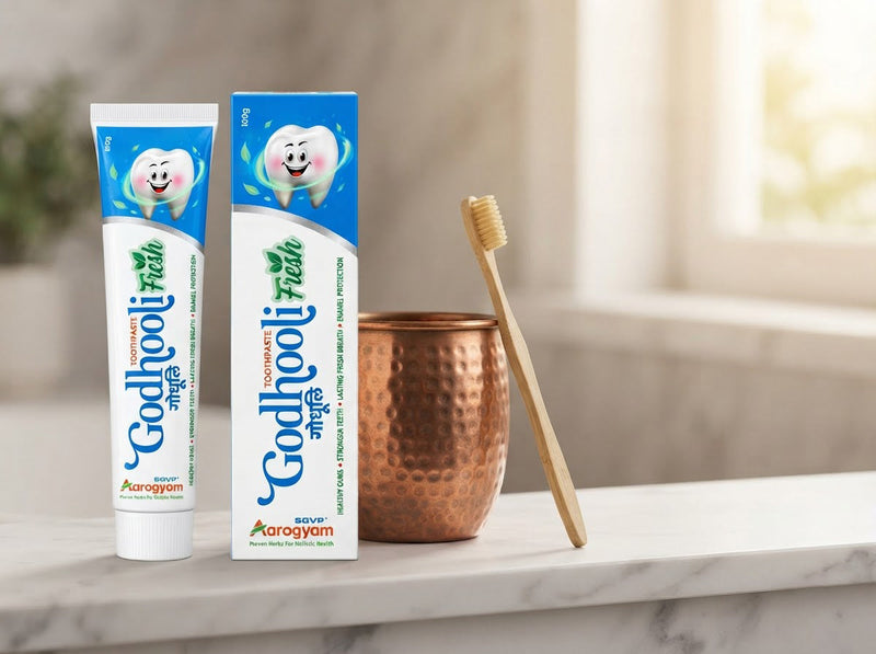 Natural Relief for Sensitive Teeth: How Godhooli Herbal Toothpaste Can Help