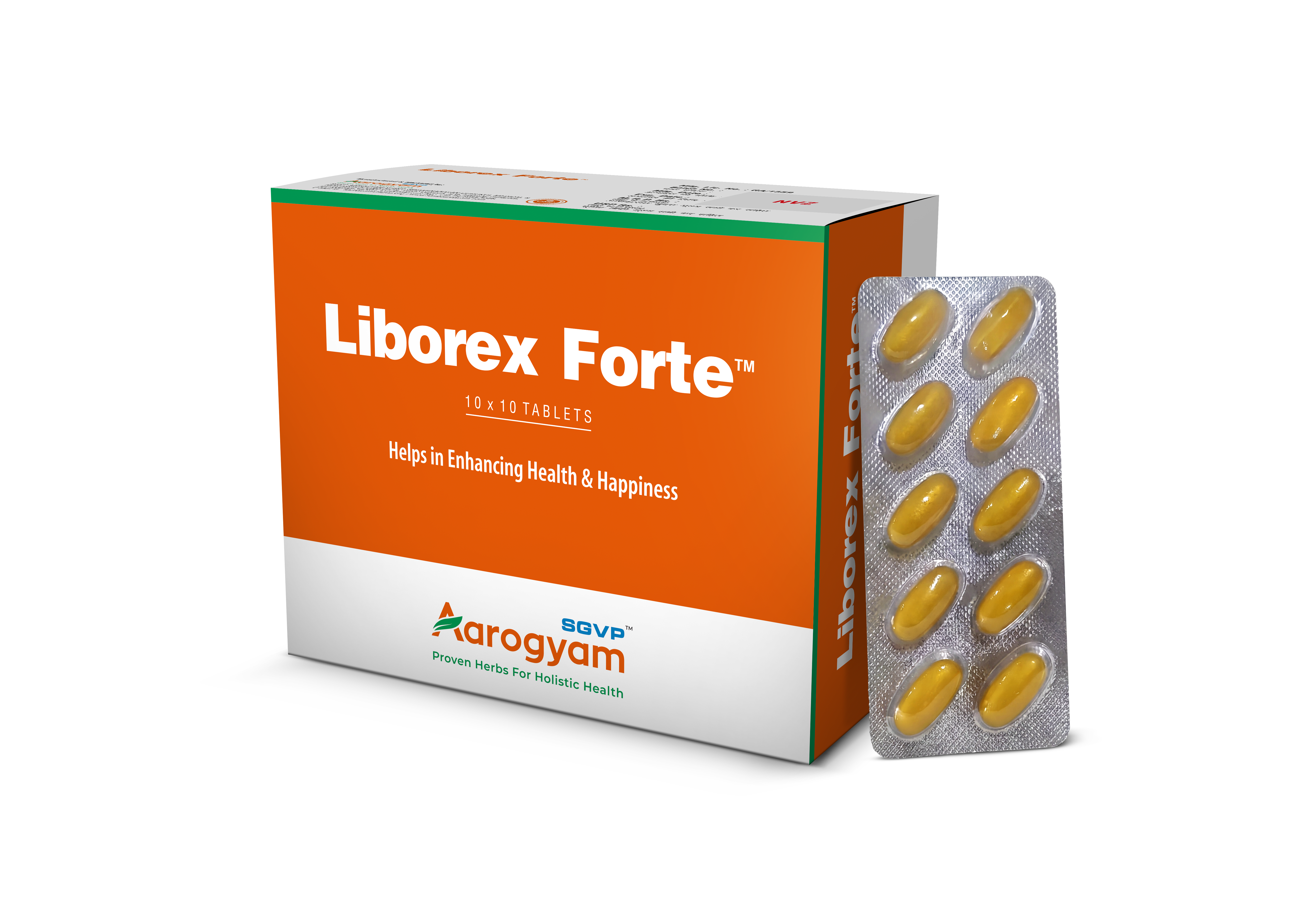 Liborex Forte Ayurvedic tablet for men's stamina, strength and energy support – SGVP Aarogyam