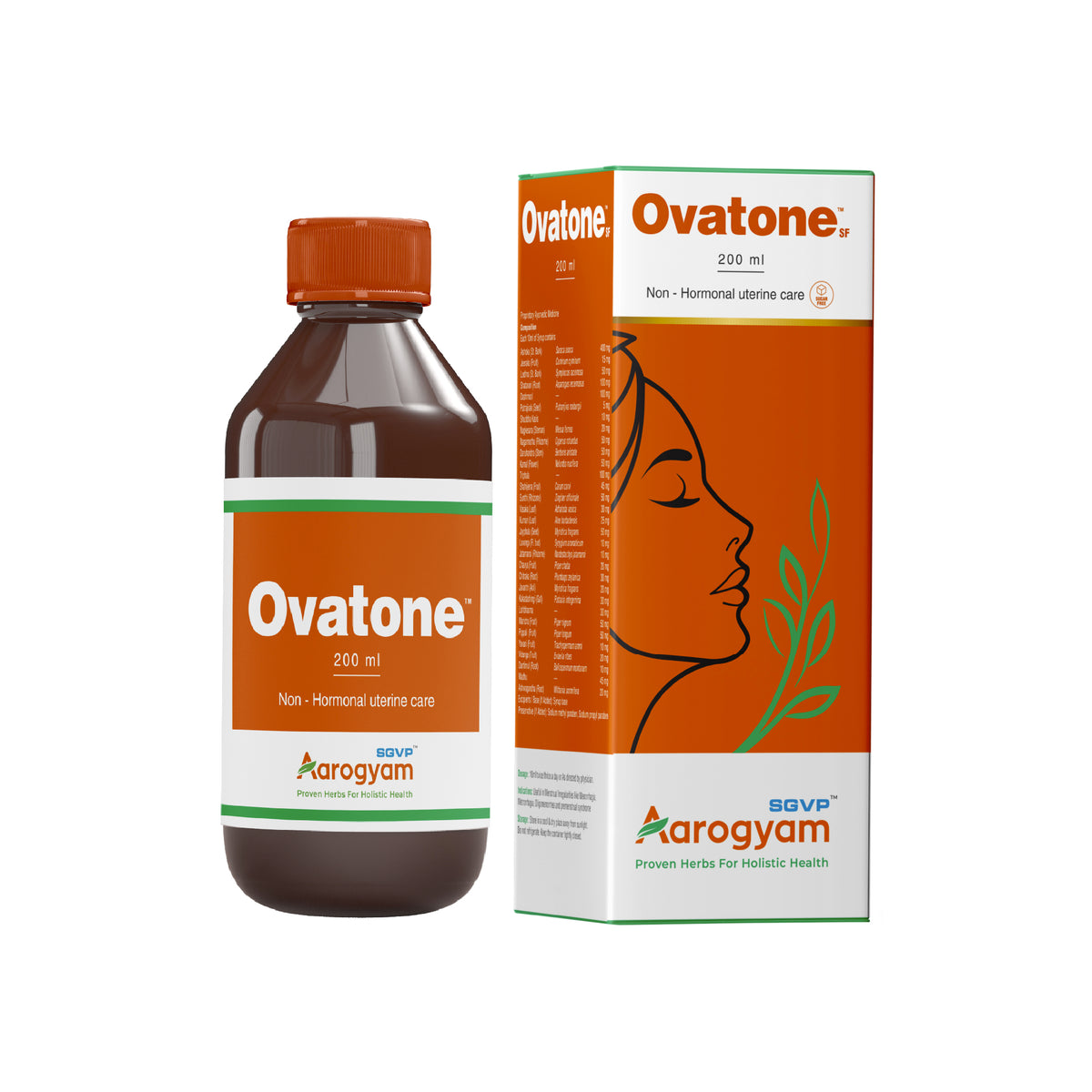 Ovatone Ayurvedic syrup for irregular periods, menstrual disorders and hormonal balance – SGVP Aarogyam