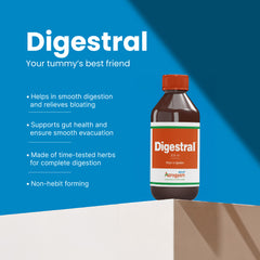 Digestral Ayurvedic Syrup for digestion, bloating, constipation and dyspepsia relief – SGVP Aarogyam