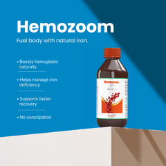 Hemozoom Ayurvedic syrup for iron deficiency, anaemia relief and haemoglobin support – SGVP Aarogyam