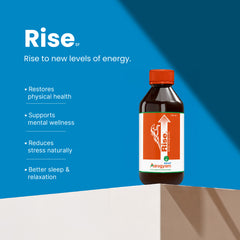 Rise Ayurvedic syrup for energy, stamina and stress relief with Ashwagandha – SGVP Aarogyam