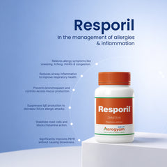 Resporil Ayurvedic tablet for respiratory relief, bronchial congestion and allergies – SGVP Aarogyam