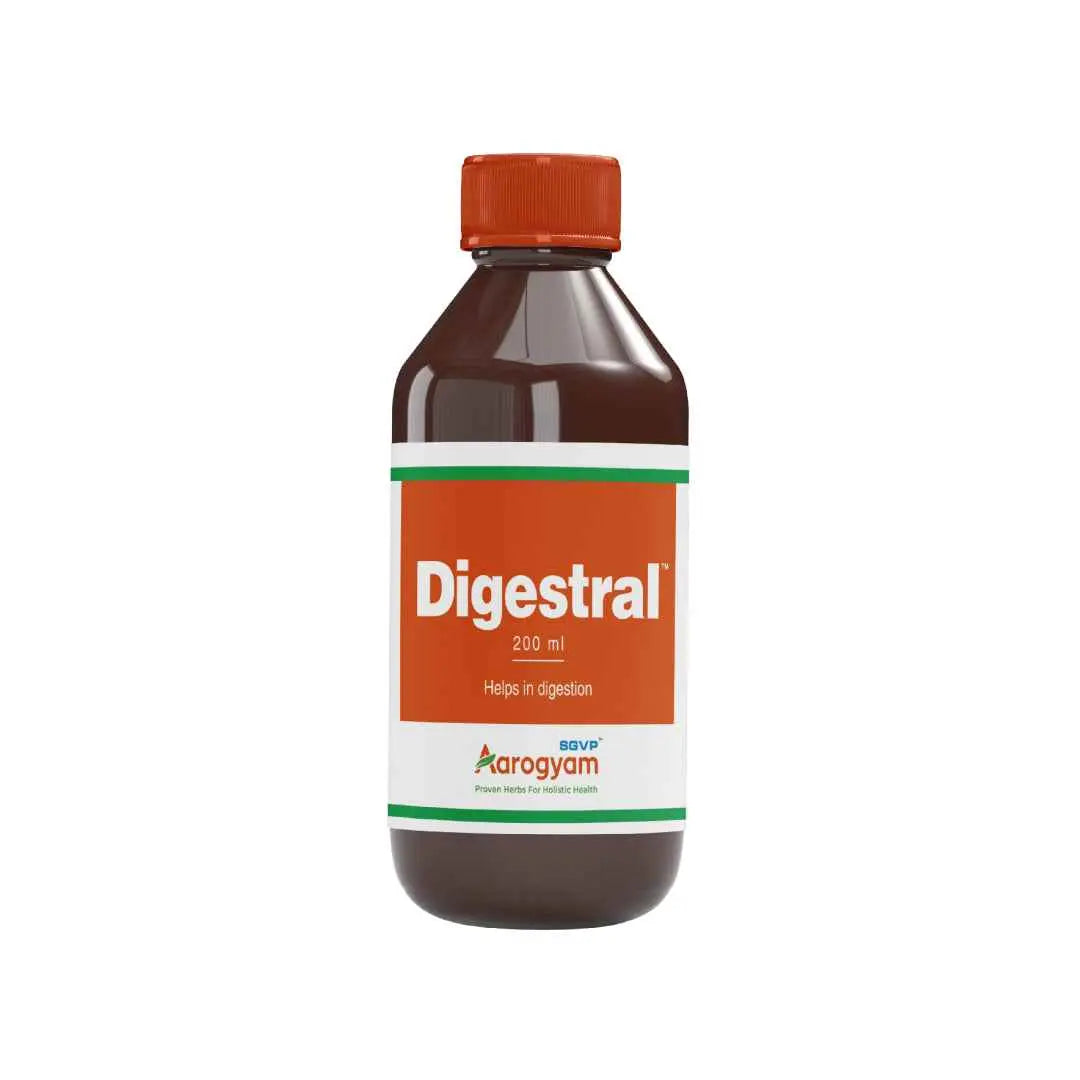 Distorted Syrup Digestral Syrup – Herbal Digestive Aid Syrup | SGVP Aarogyam