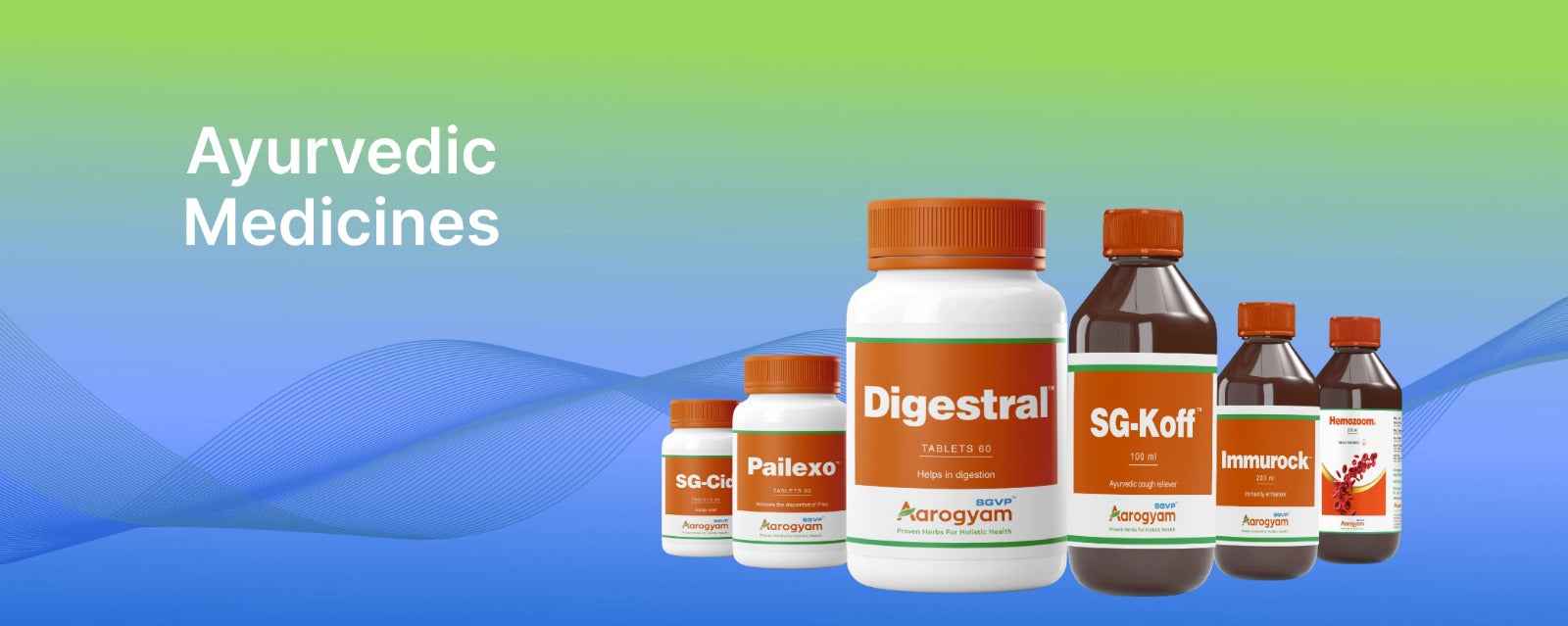 SGVP Aarogyam Ayurvedic medicines for natural health and wellness