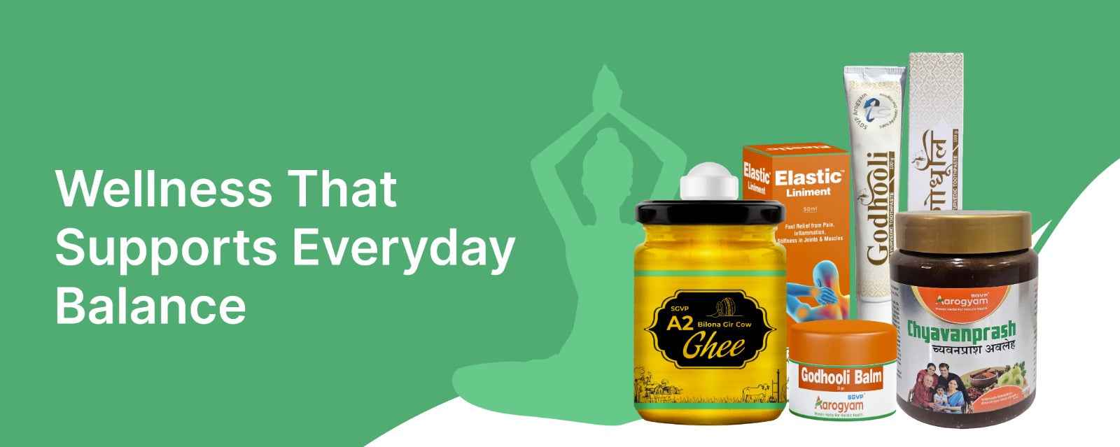 SGVP Aarogyam Ayurvedic wellness products for natural health and immunity